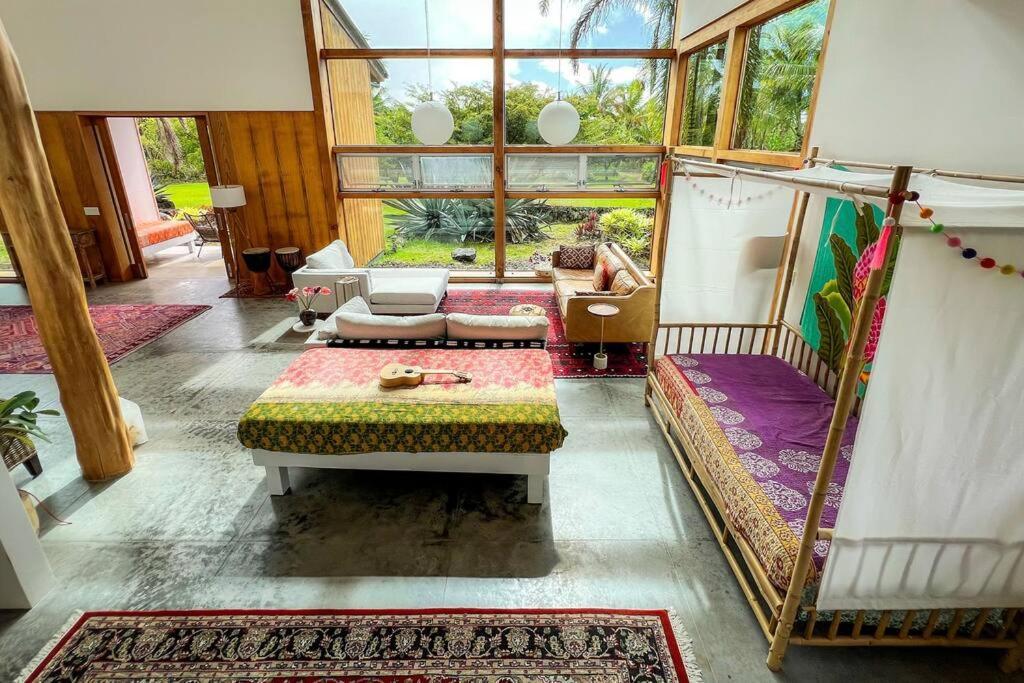 Jungle Haven Ocean Front Eco Villa On Fruit Farm Pahoa Экстерьер фото