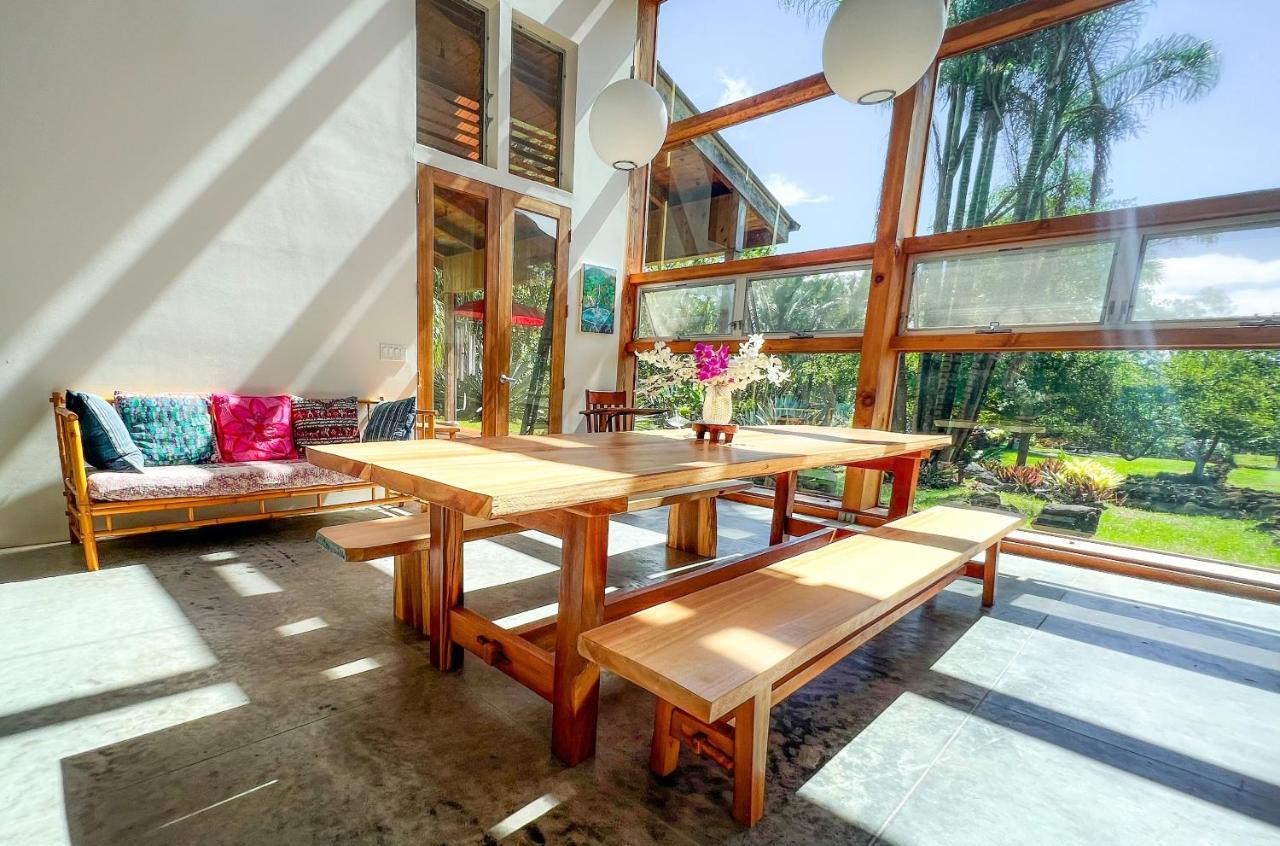 Jungle Haven Ocean Front Eco Villa On Fruit Farm Pahoa Экстерьер фото