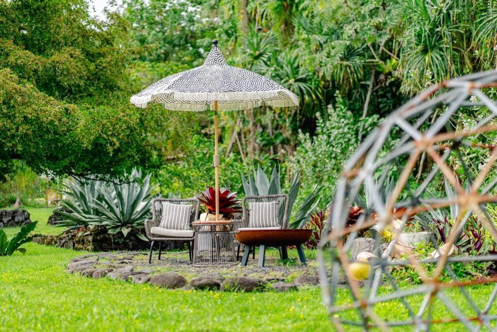Jungle Haven Ocean Front Eco Villa On Fruit Farm Pahoa Экстерьер фото